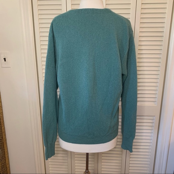 Peruvian Connection sage green alpaca cardigan - Picture 6 of 10